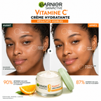 Garnier SkinActive Vitamine C – Crème Hydratante Certifiée Bio Éclat Quotidien