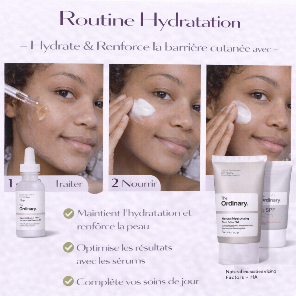 Crème Hydratante The Ordinary – Hydratation Essentielle & Confort Peau (Natural Moisturizing Factors + HA)