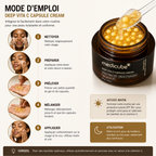 Medicube Deep Vita C Capsule Cream – Crème Éclat à la Vitamine C et Niacinamide pour Taches et Teint Uniforme – 55 g