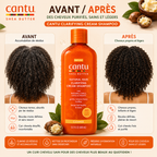 Cantu Shea Butter Natural Hair Clarifying Cream Shampoo – Shampooing Clarifiant Hydratant Sans Sulfate Pour Cheveux Bouclés, Frisés & Crépus