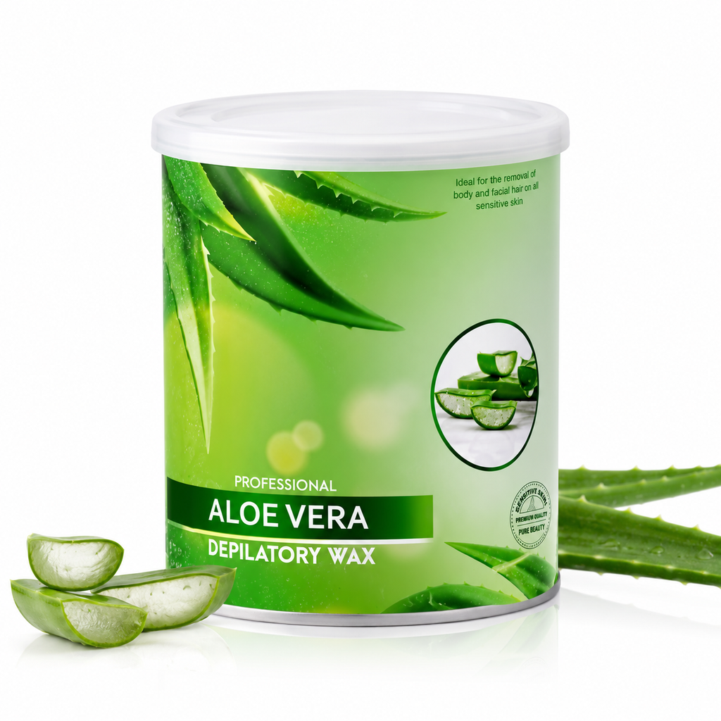 Cire Dépilatoire Professionnelle Aloe Vera 800 g – Peaux Sensibles