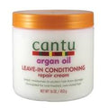 Cantu Argan Oil Leave-In Conditioning Repair Cream - Crème Réparatrice revitalisante sans rinçage  453 G