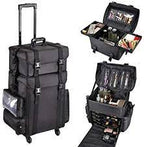 Valise Trolley - Maquillage Professionnel - Beauty Case Trolley - Multi Rangement