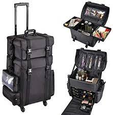 Valise Trolley - Maquillage Professionnel - Beauty Case Trolley - Multi Rangement