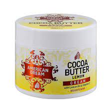 American Dream Cocoa Butter Lemon Cream - Extrait d'huile de Citron & Vitamin E 500 ml