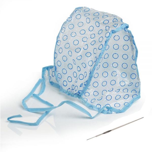 Bonnet à Mèche Réutilisable Pour Coloration Des Cheveux + Crochet