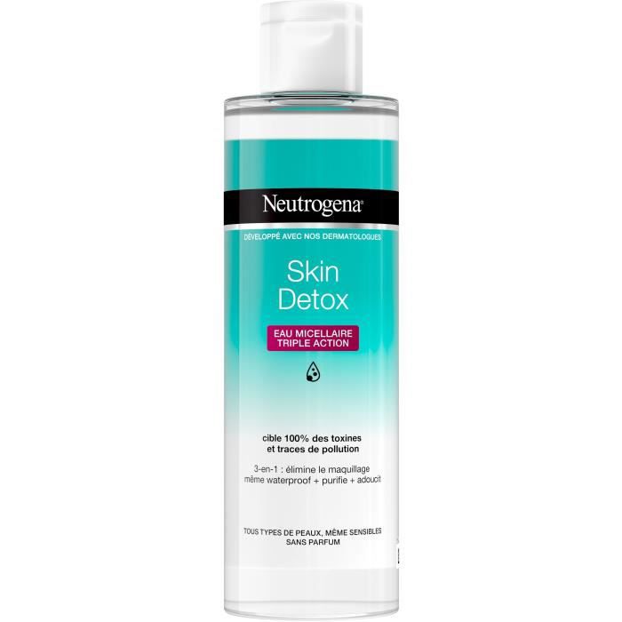 Neutrogena Skin Detox Triple Micellar Water - Eau Micellaire 3 en 1 400ml