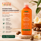 Cantu Shea Butter Hydrating Cream Conditioner – Après-Shampooing Hydratant Sans Sulfate Pour Cheveux Bouclés, Frisés & Crépus