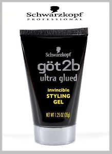 Schwarzkopf Got2B Ultra Glued Styling Invincible Gel Mini 35g – Colle Capillaire Ultra Forte Tenue Format Voyage