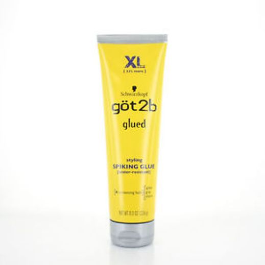 Schwarzkopf Got2B XL Glued Styling Spiking Glue 226g – Colle Capillaire Ultra Forte Tenue Pour Baby Hair & Lace Wig