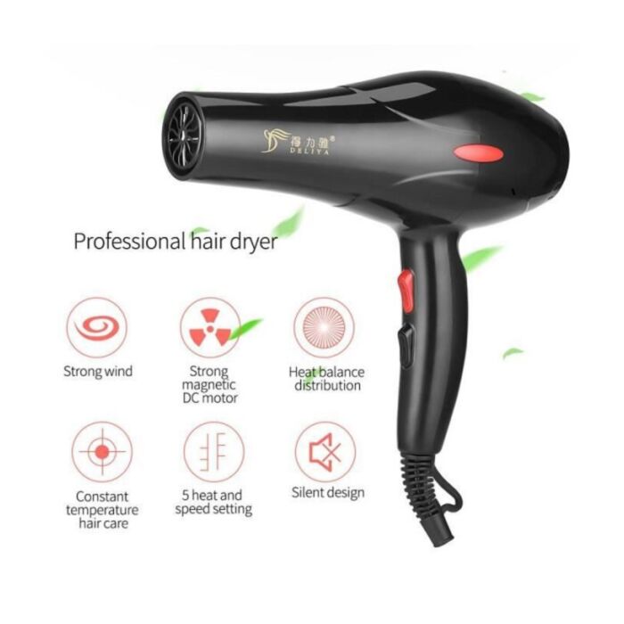 Maxi HD Sèche-Cheveux Professionnel 5000W – Séchoir Haute Puissance Pour Coiffure Rapide & Salon Professionnel