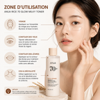 ANUA Rice 70 Glow Milky Toner – Lotion Tonique Hydratante Éclat – 250ml
