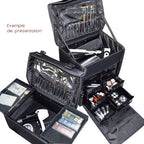 Valise Trolley - Maquillage Professionnel - Beauty Case Trolley - Multi Rangement